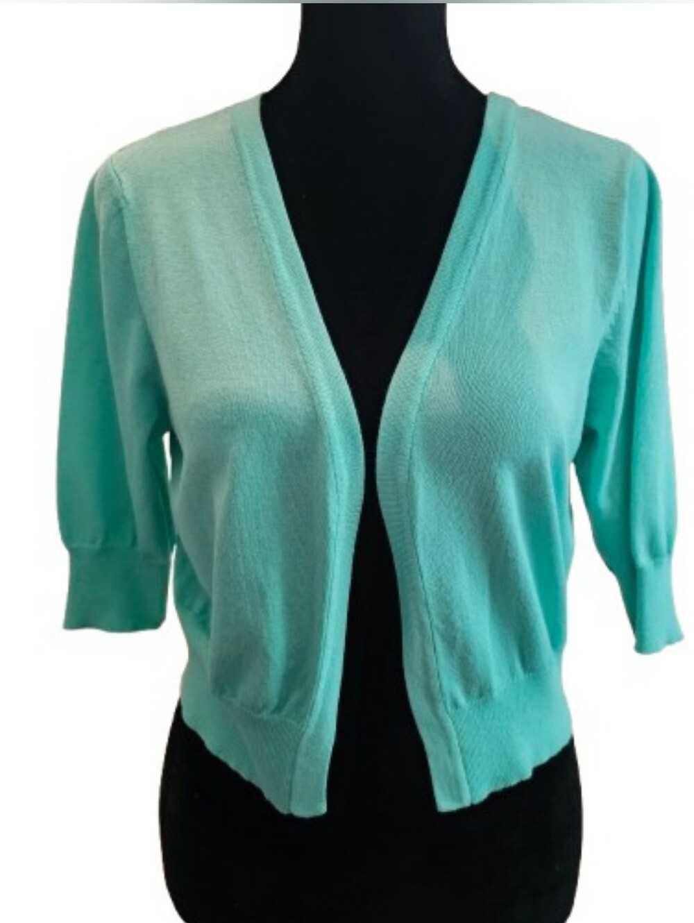 Maurices Light Aqua Open-Front Women's Cardigan Shrug
